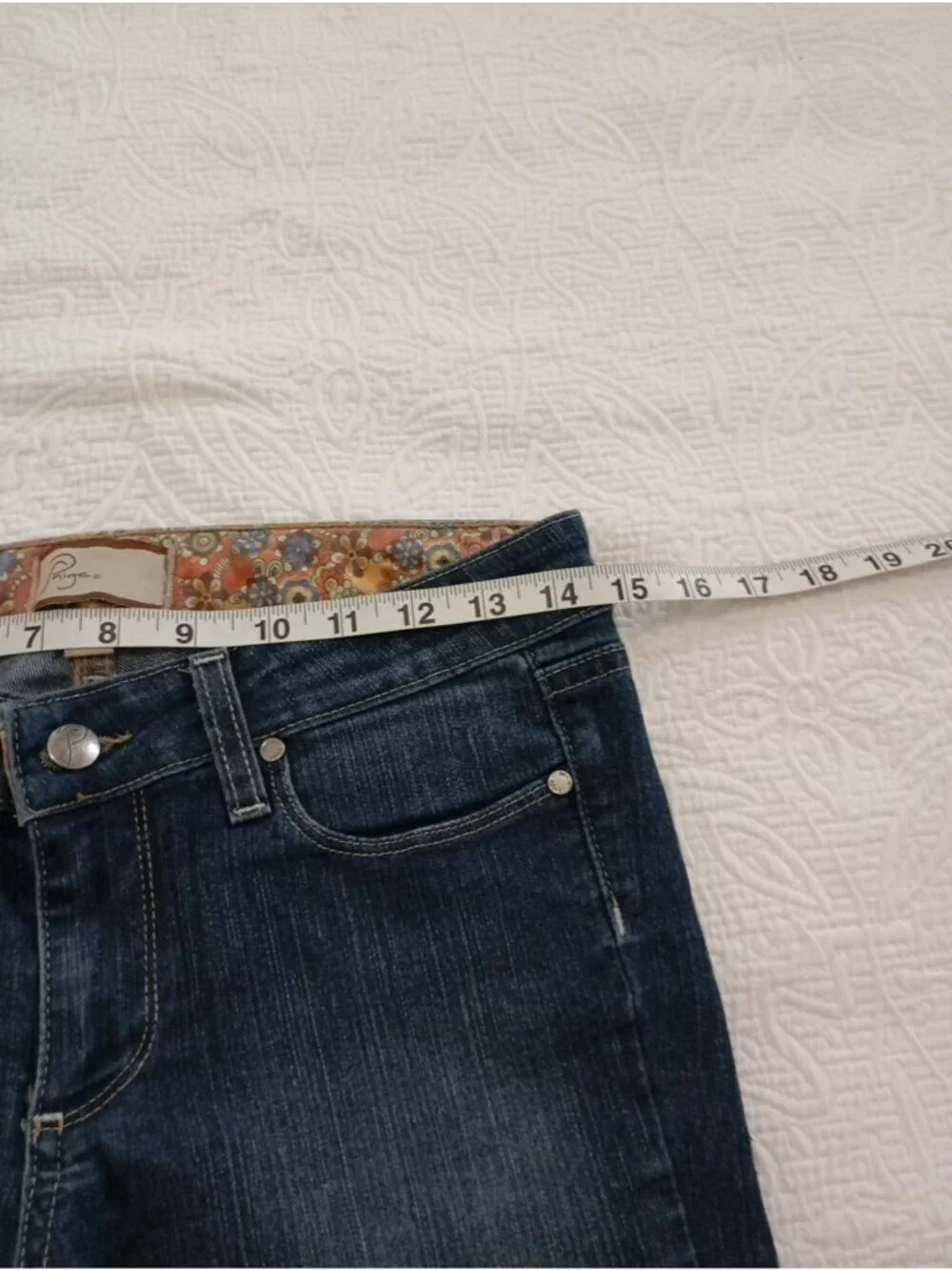 Paige Peg Skinny Jeans Size 27 Womens Dark Wash Stretch Denim USA